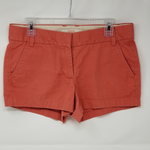 J. Crew Pants - 🌴 J. Crew 3” Chino Shorts "Broke-in" Cotton Sz 8
